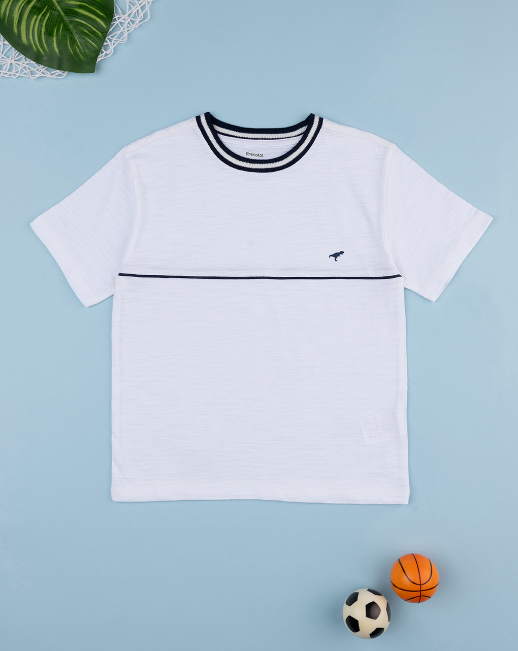 T-shirt bimbo bianca