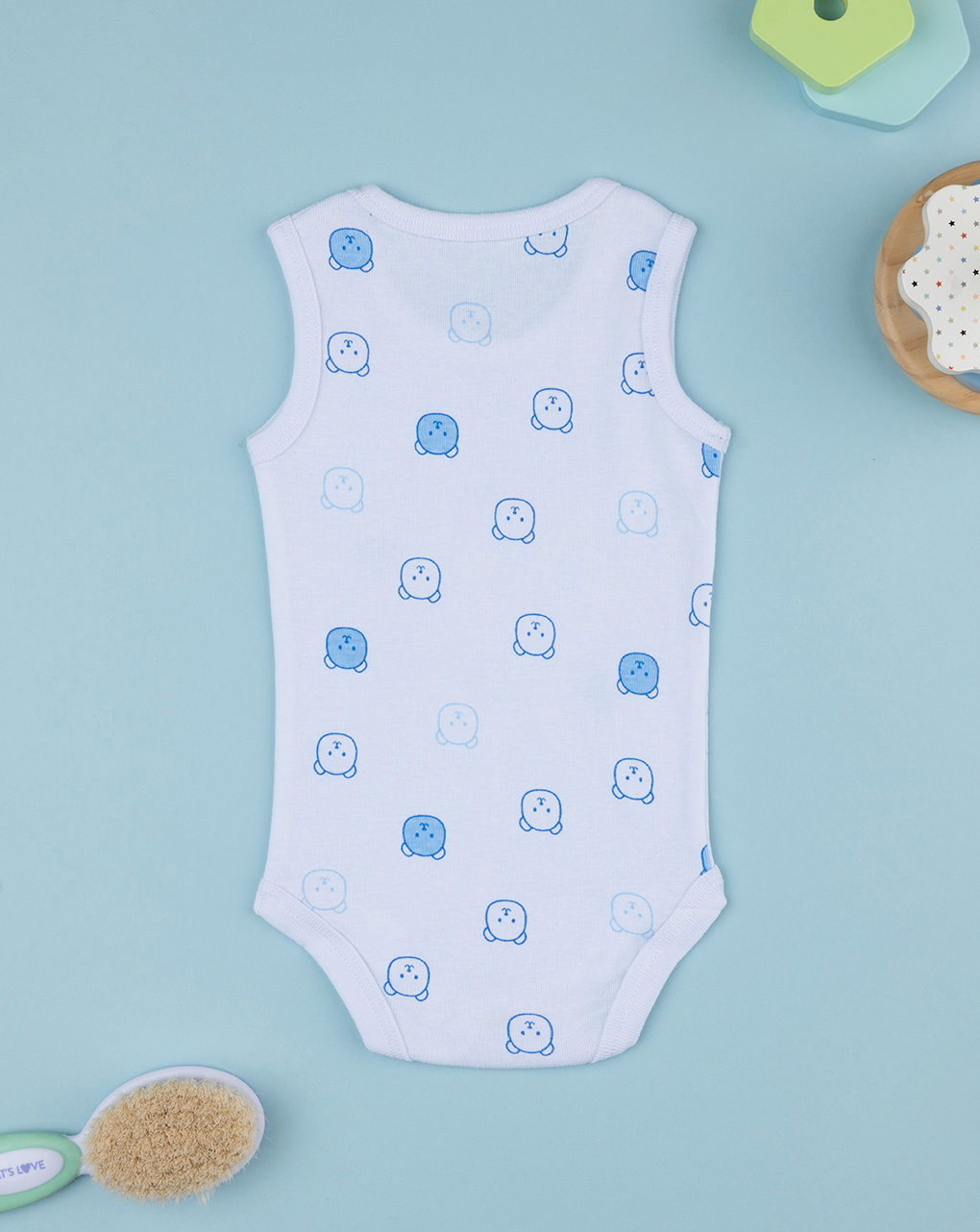 Body bimbo bianco orsi allover