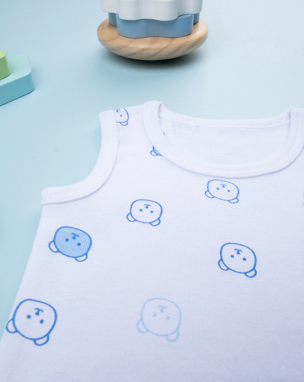 Body bimbo bianco orsi allover