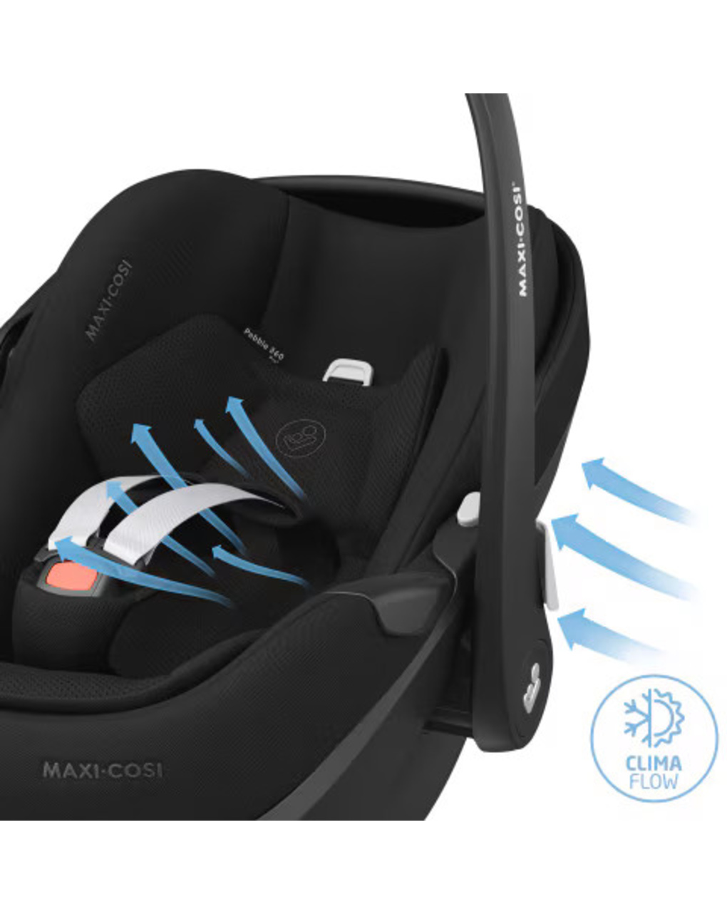 Pebble 360 pro2 essential black 40-87cm - maxi-cosi