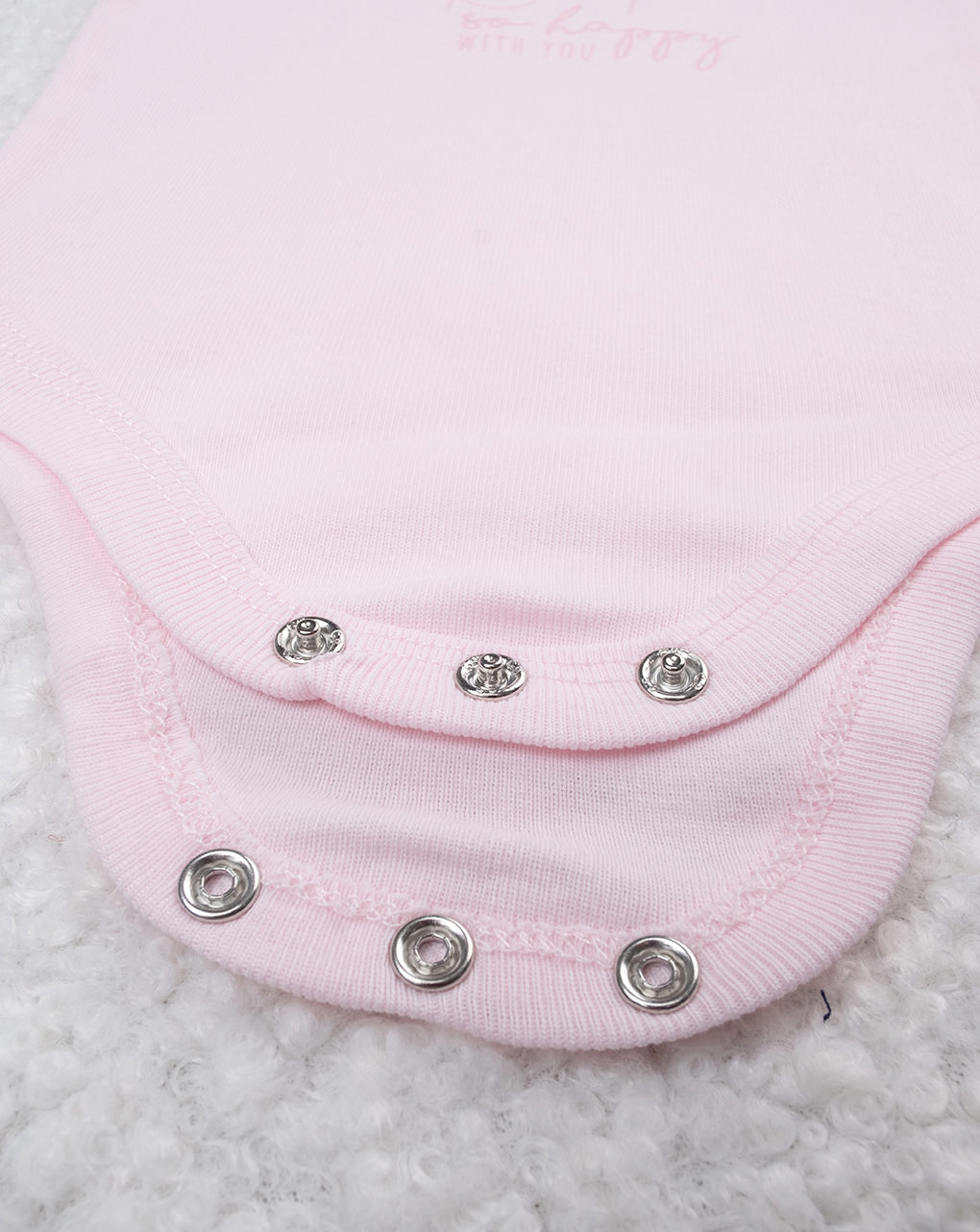 Body bimba rosa maniche corte