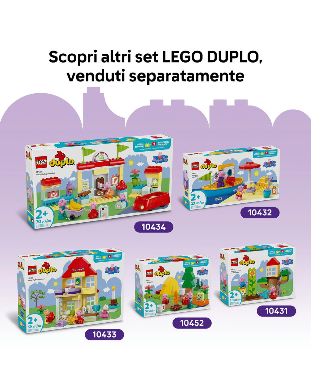 Viaggio in barca di peppa pig – 10432 – lego duplo