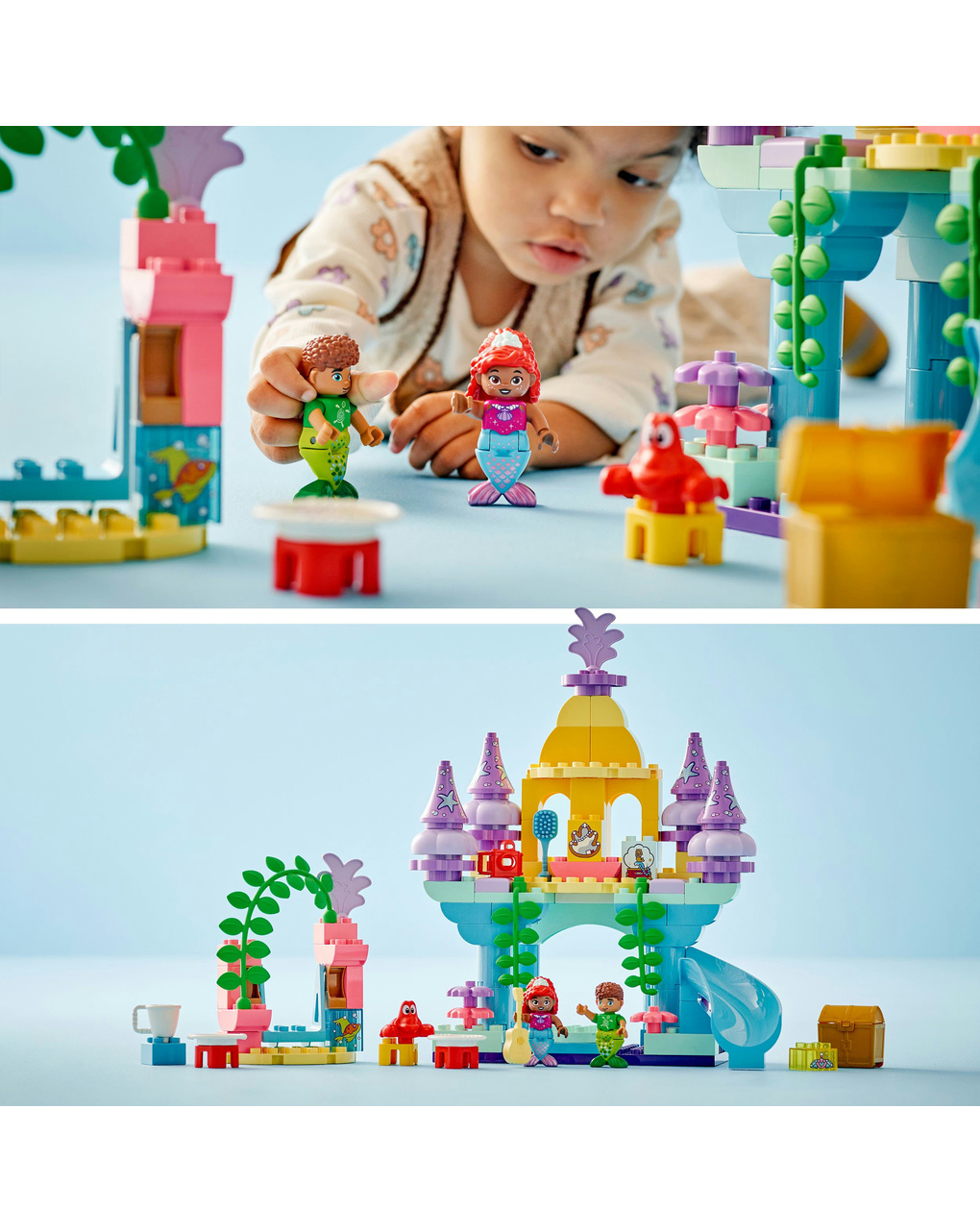Il magico palazzo sottomarino di ariel – 10435 – lego duplo disney