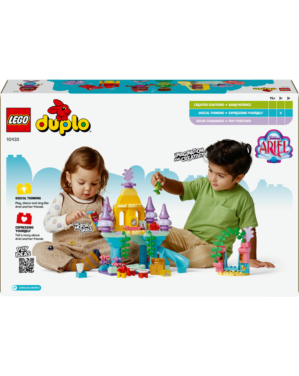 Il magico palazzo sottomarino di ariel – 10435 – lego duplo disney