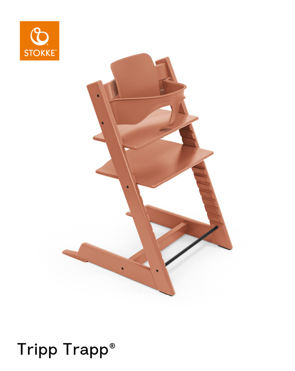 Tripp trapp® sedia terracotta personalizzabile - stokke®
