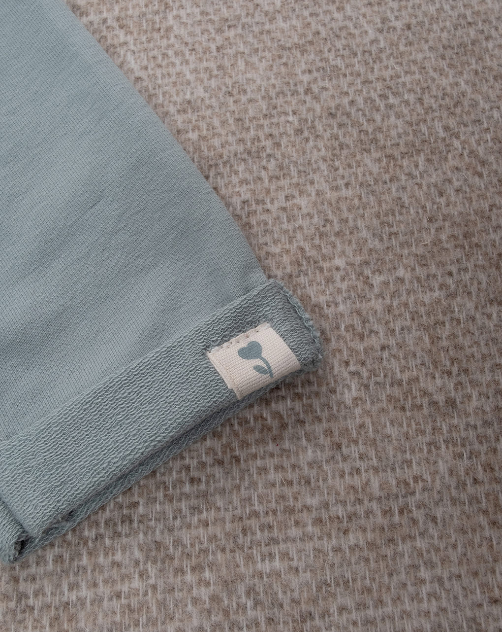 Pantalone bimba verde con tasche