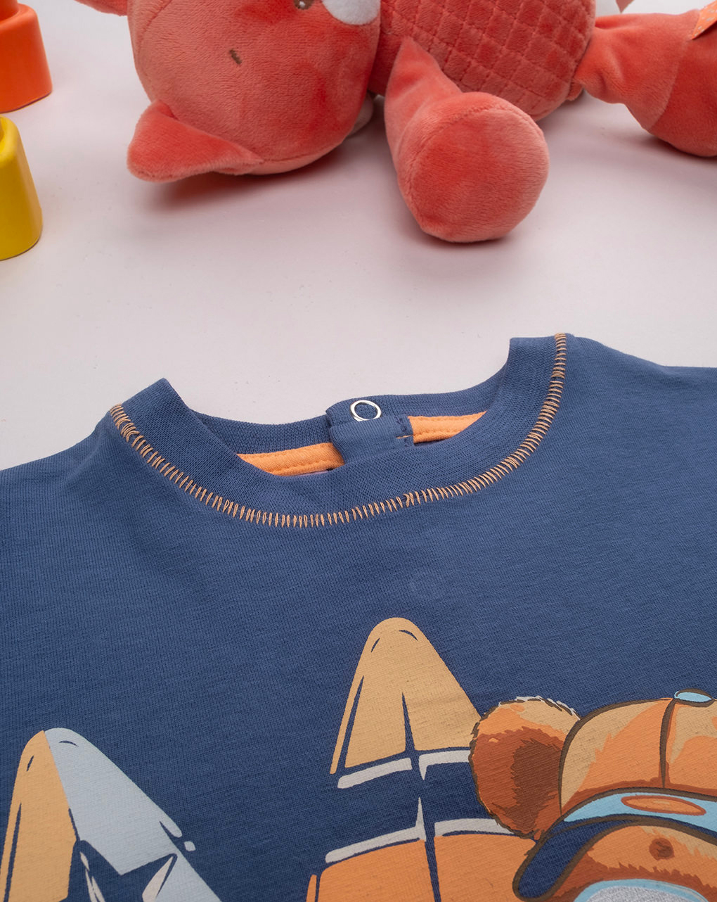 T-shirt bimbo blu orso