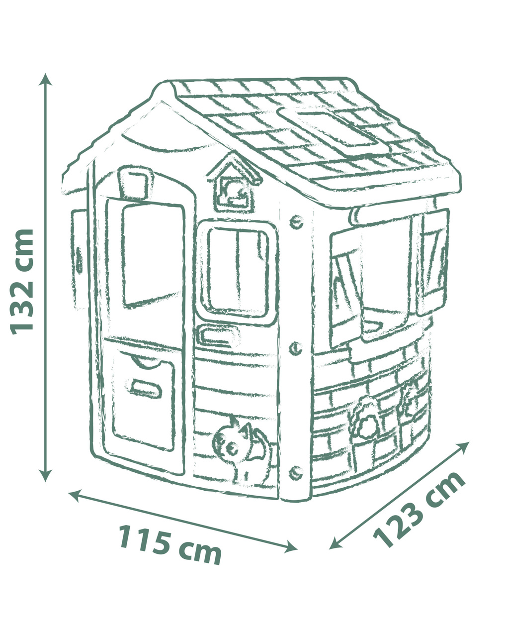 Casetta jura lodge - 2+ - smoby life