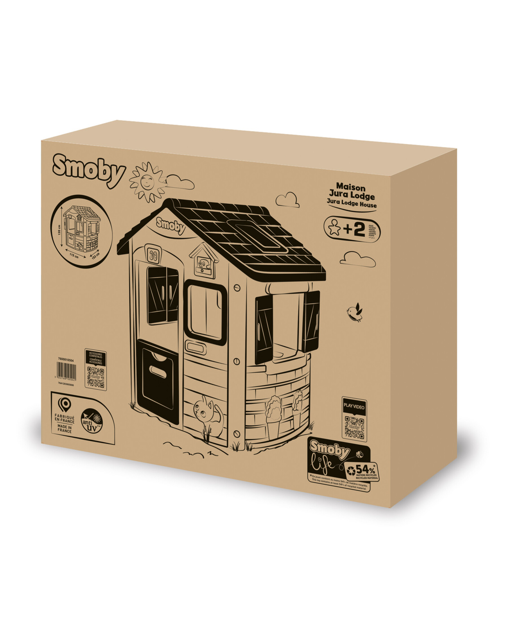 Casetta jura lodge - 2+ - smoby life
