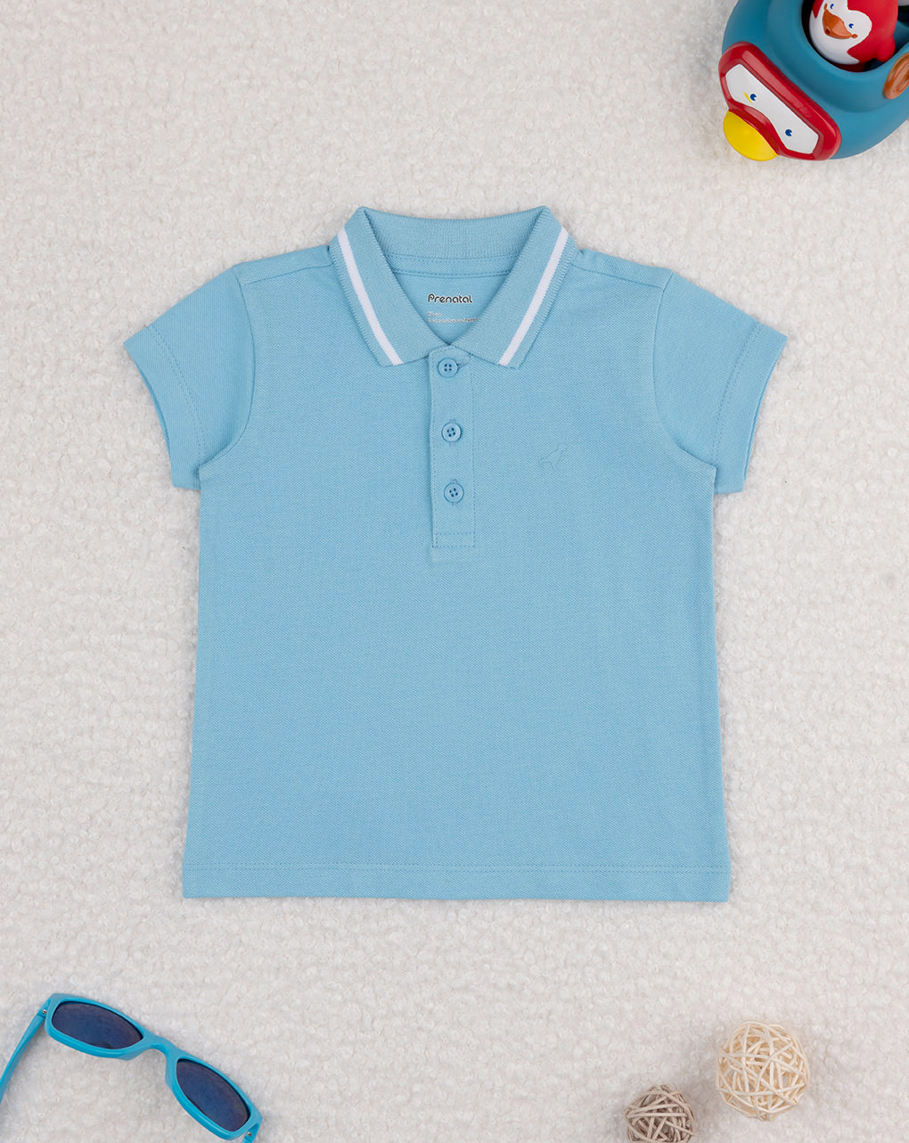 Polo bimbo azzurra