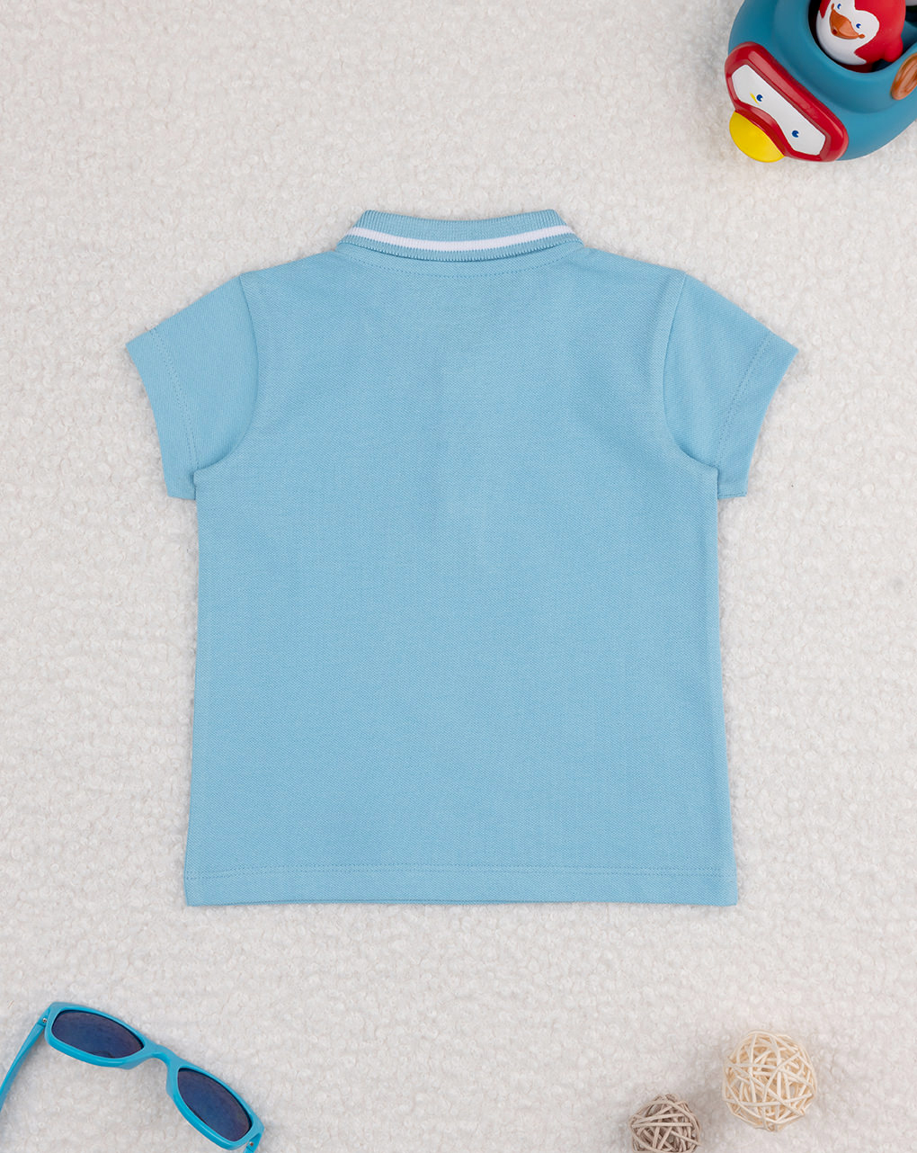 Polo bimbo azzurra