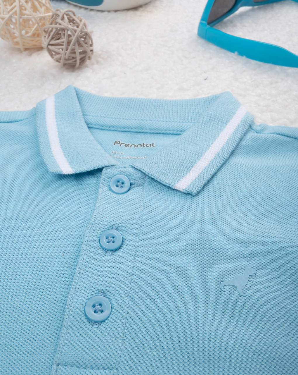 Polo bimbo azzurra