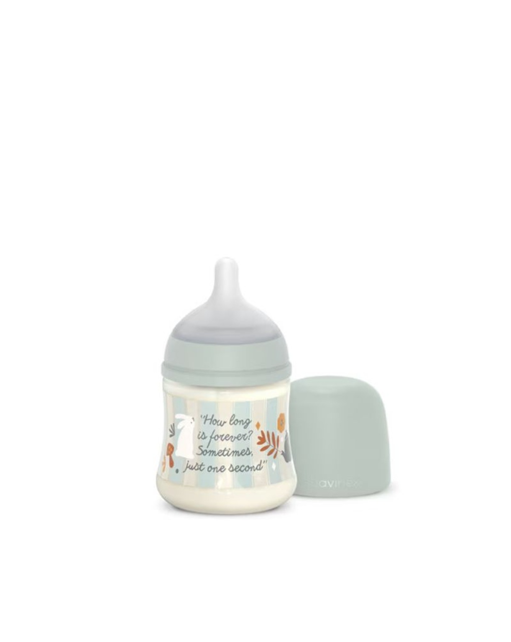 Biberon wonderland 150 ml flusso lento azzurro - suavinex