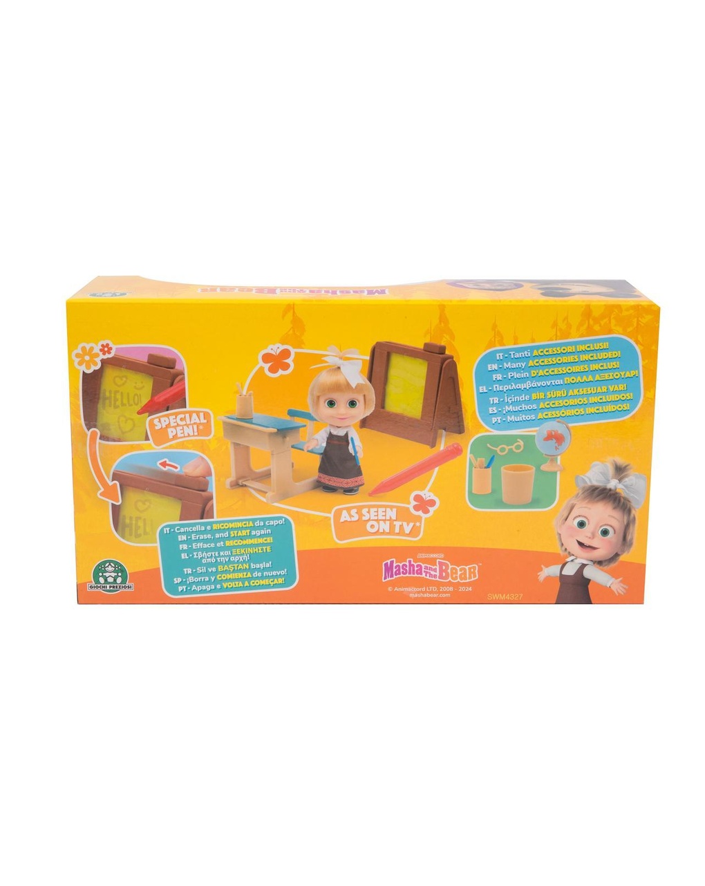 Masha & orso play set - 3+ - giochi preziosi