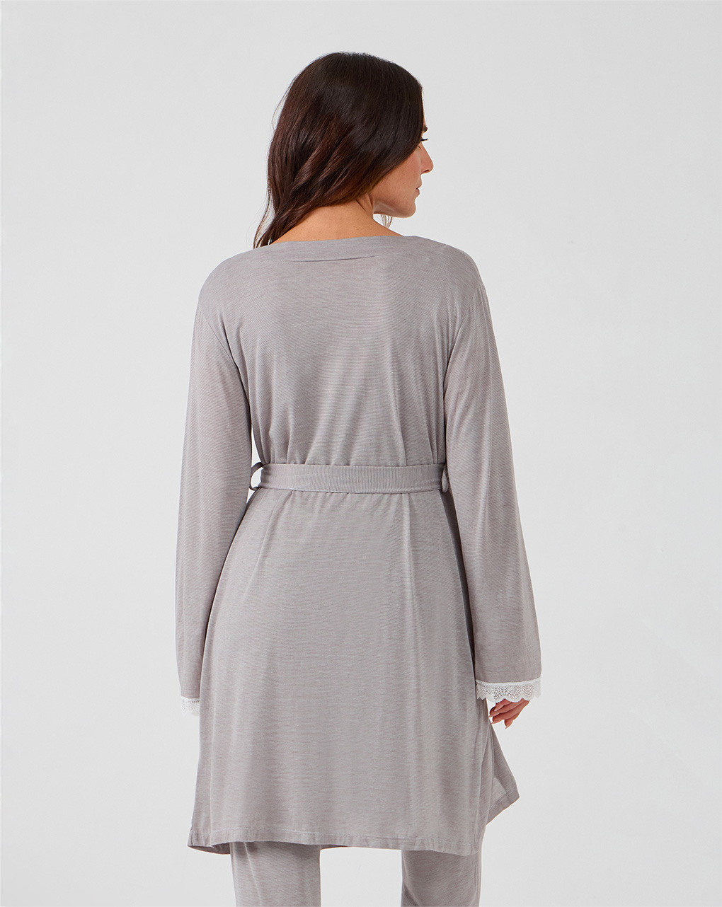 Vestaglia premaman allattamento con pizzo