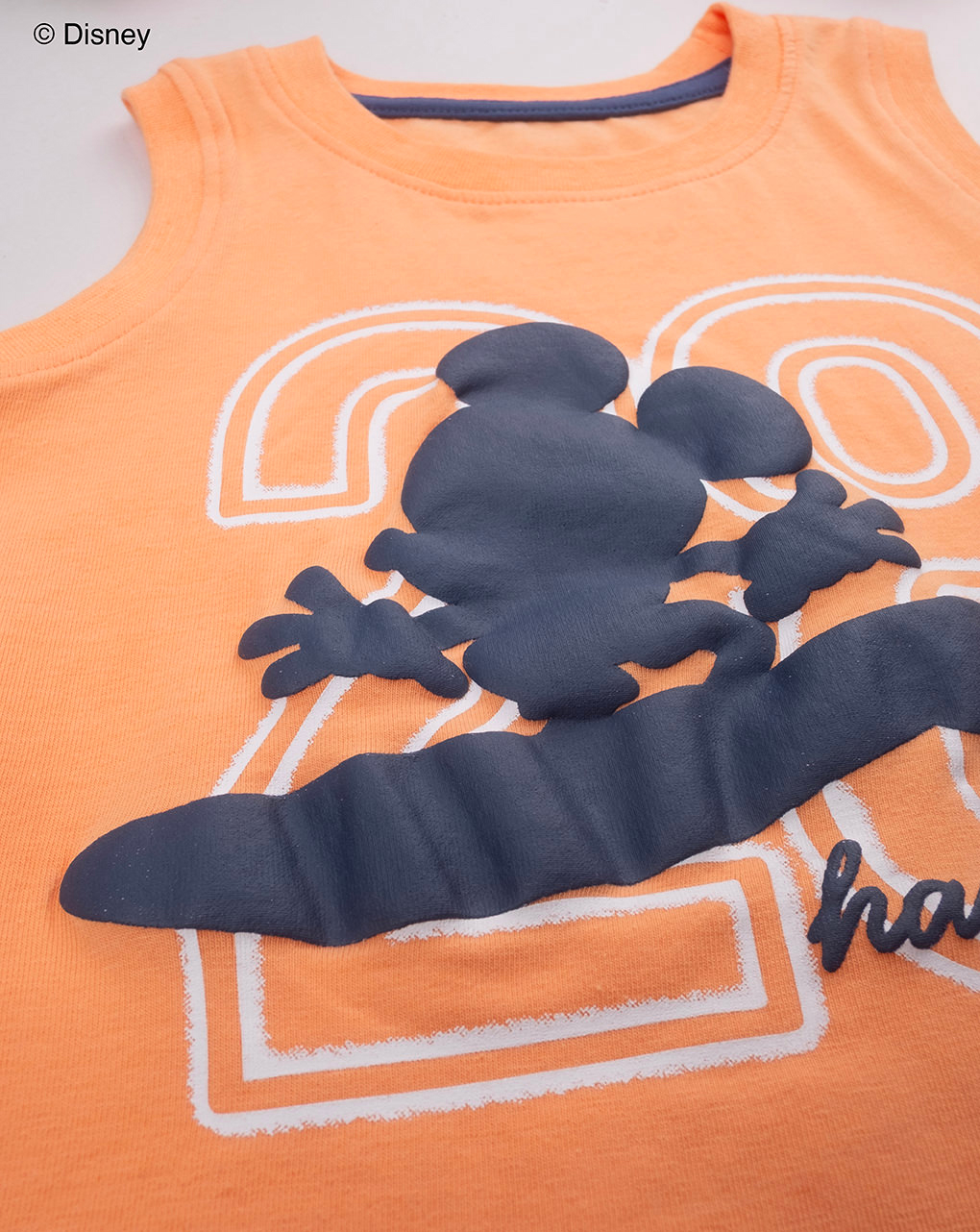 Canotta bimbo arancione mickey mouse surf