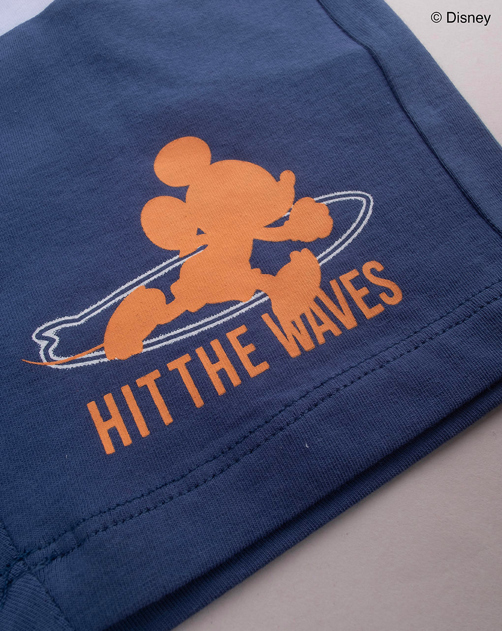 Bermuda bimbo blu/arancione mickey