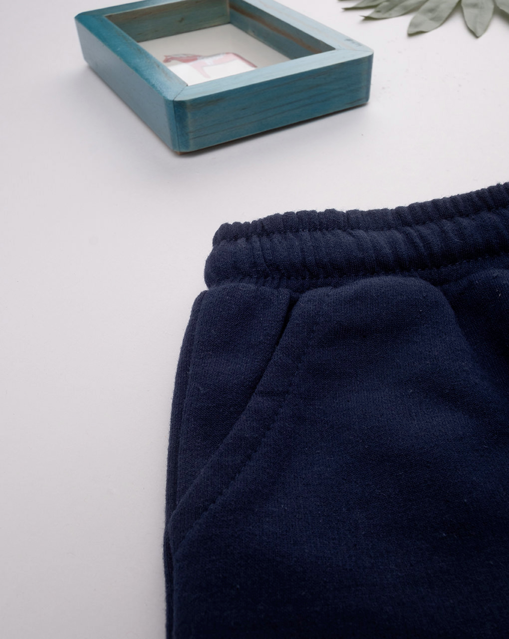 Pantalone corto bimbo blu