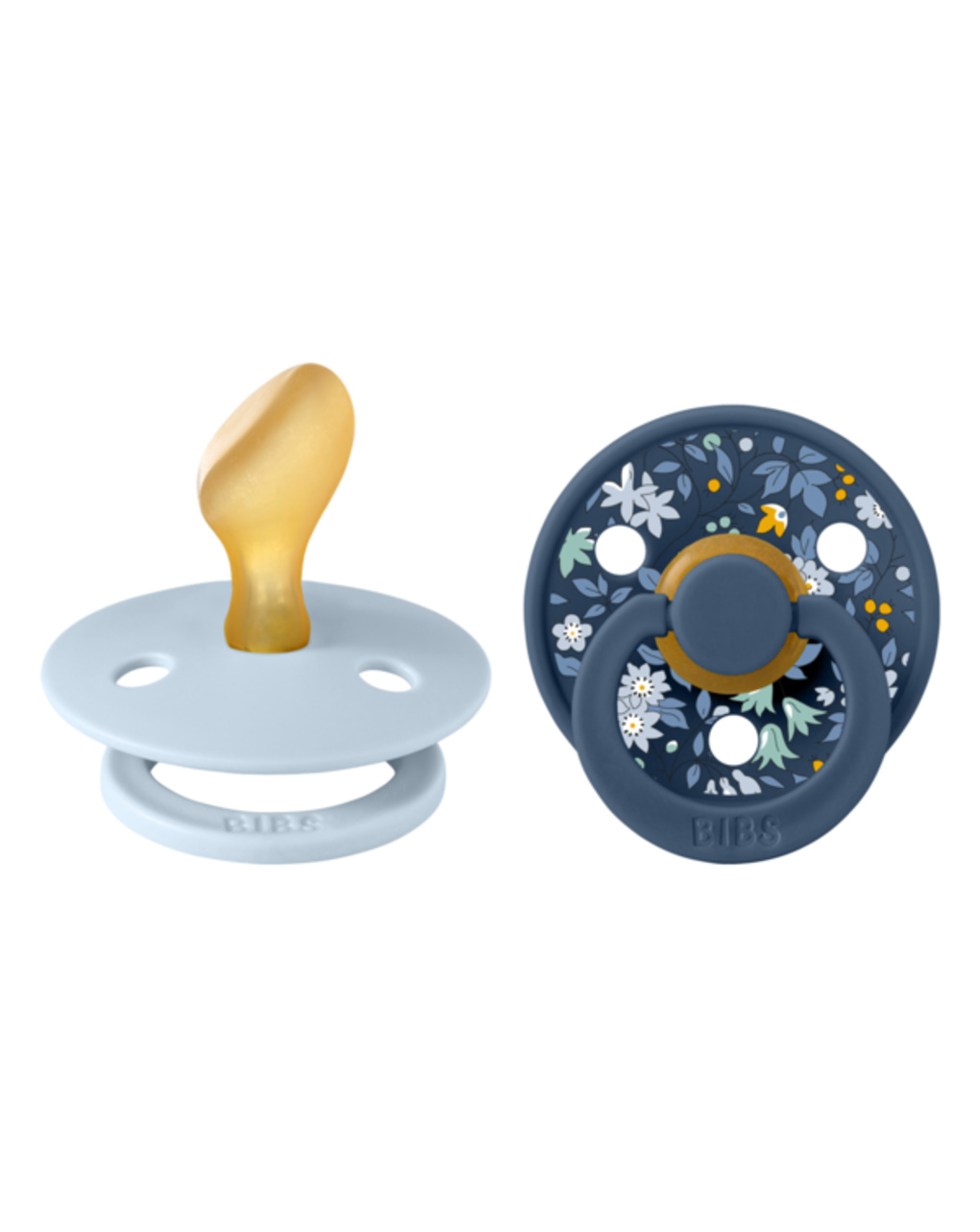 Bibs x liberty colour anatomico lattice baby blu- blu acciaio size 2 - bibs