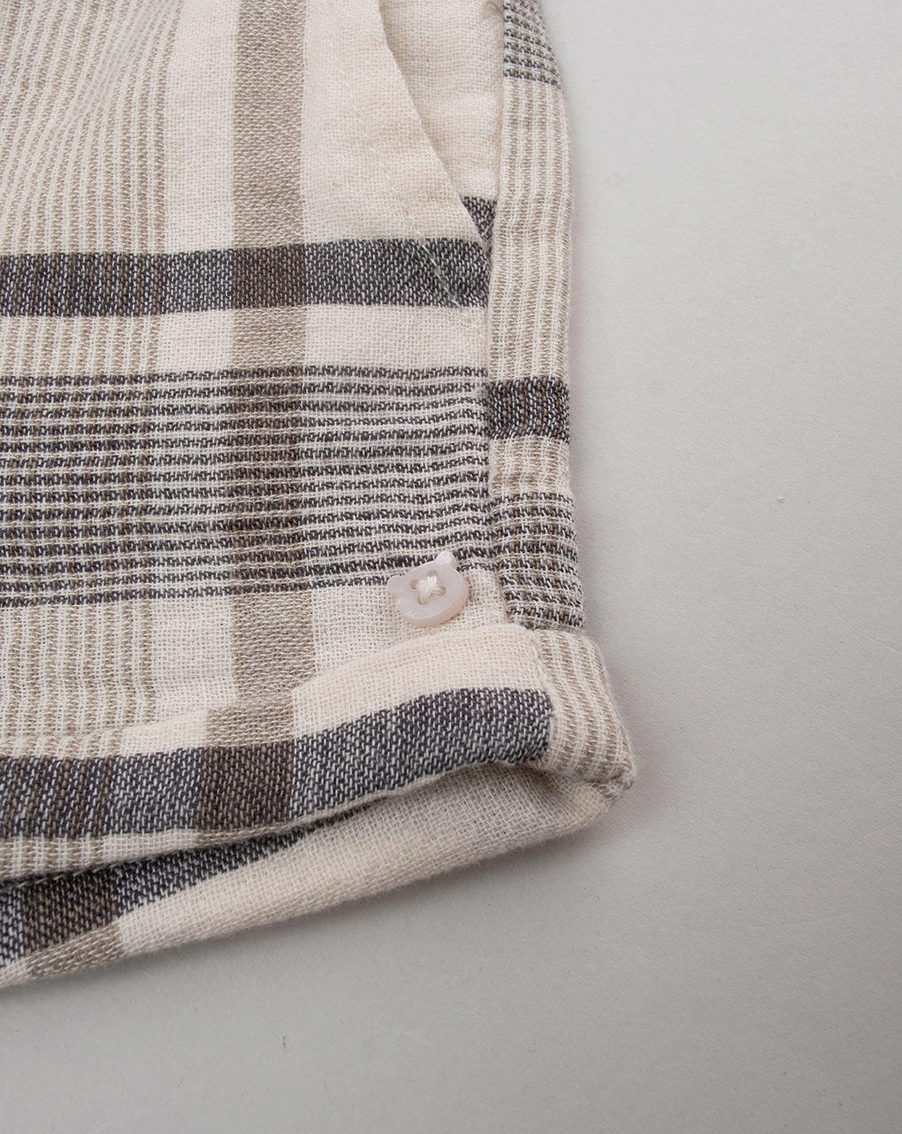 Shorts da bambino beige