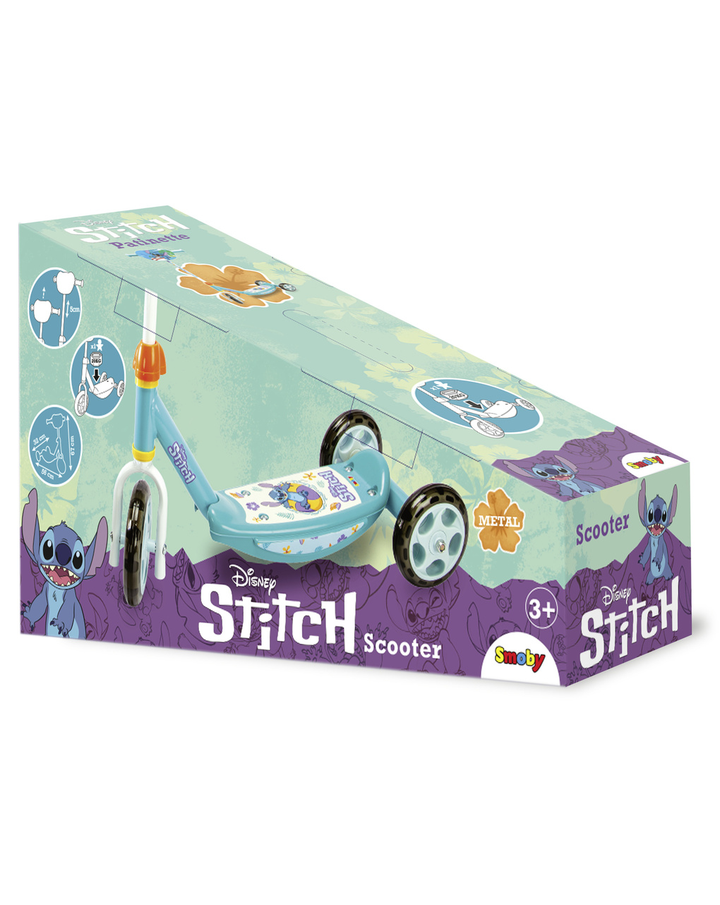 Monopattino tre ruote stitch -3+ - simba