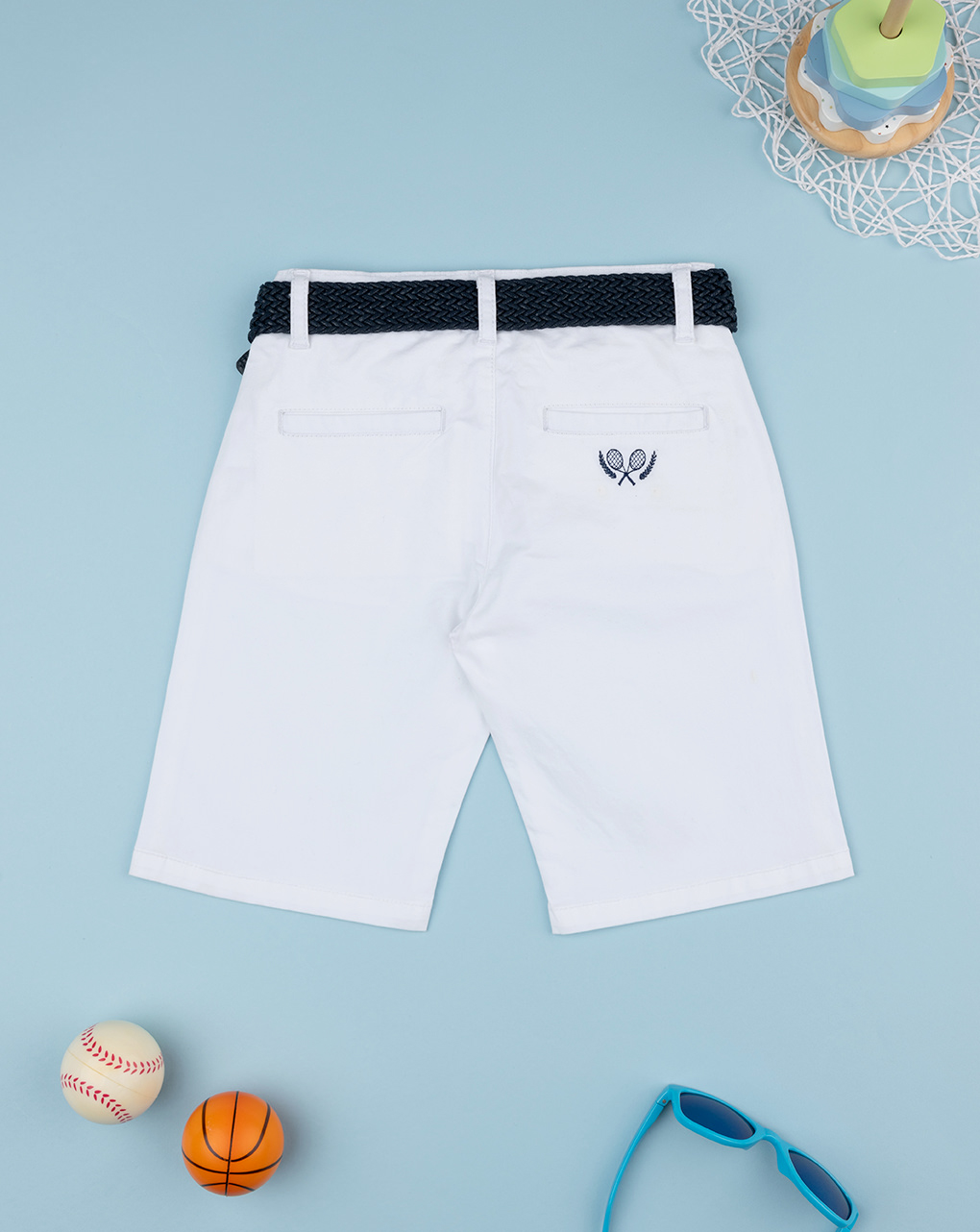 Bermuda bimbo bianco