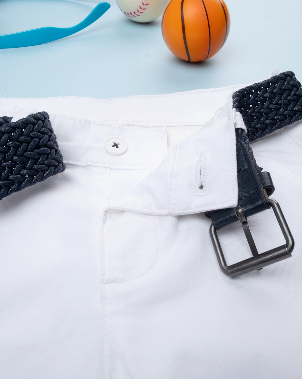 Bermuda bimbo bianco