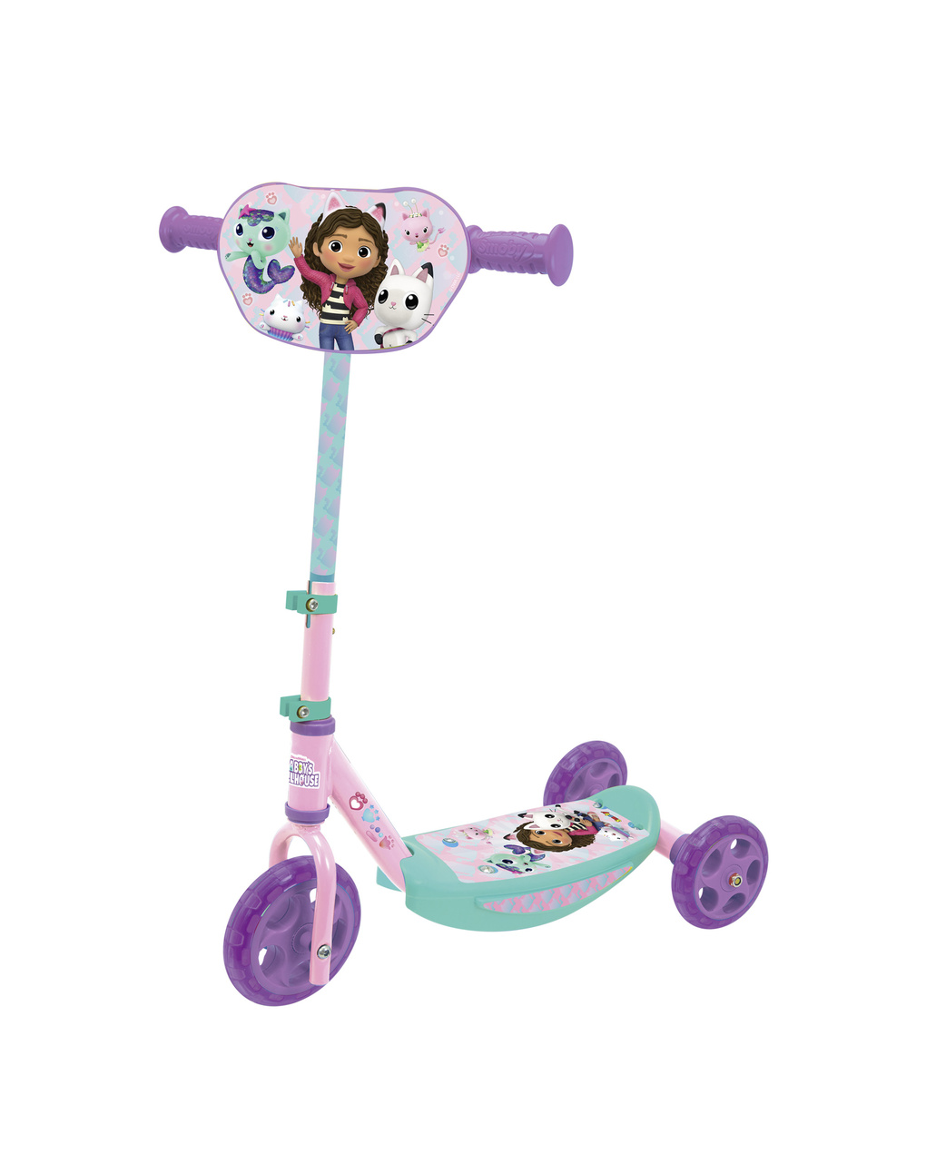 Monopattino tre ruote gabby's dollhouse - 3+ gabby dollhouse