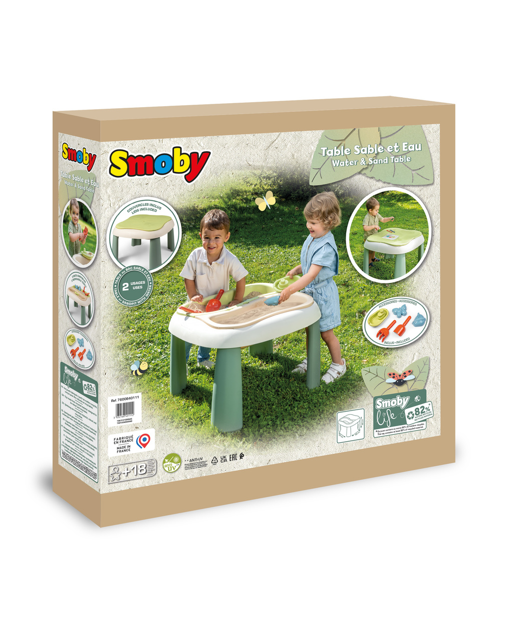 Tavolo da gioco smoby  life sand & water - 18m+ - smoby