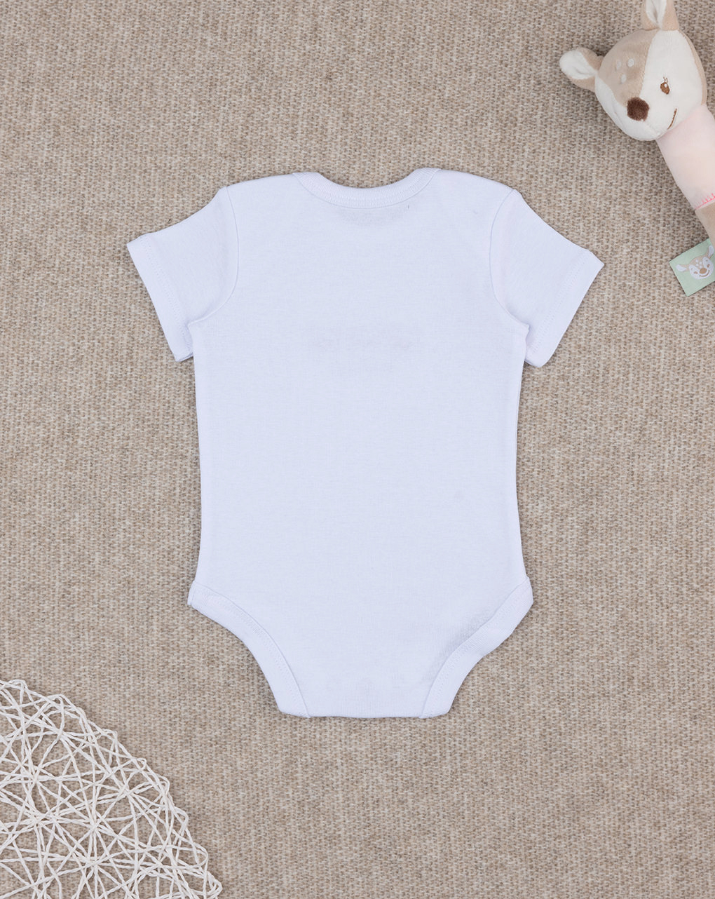 Body unisex smile ricamo orsetti