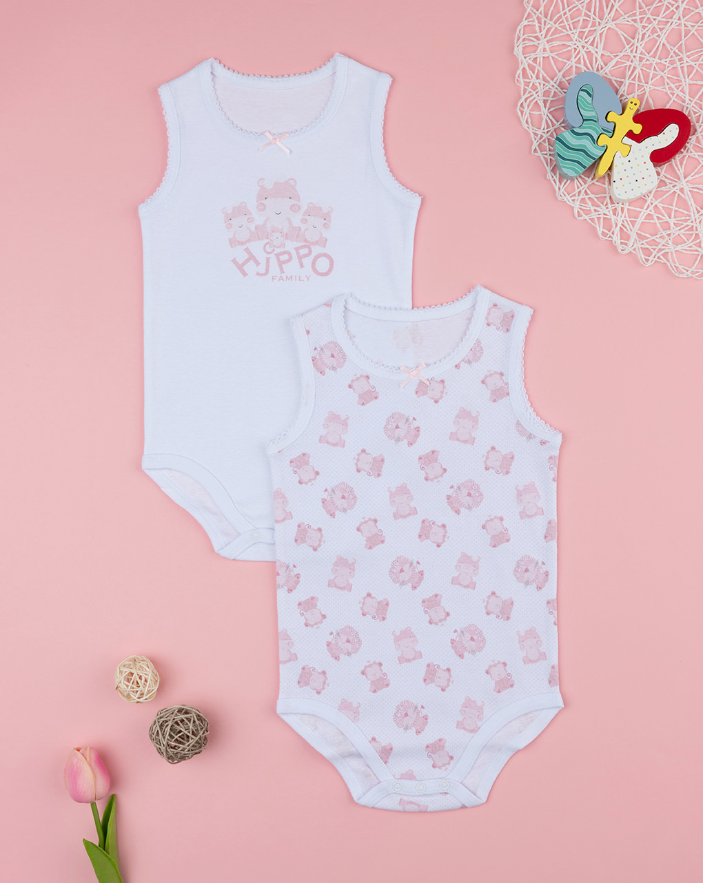 Pack 2 body costina bimba "hippo"