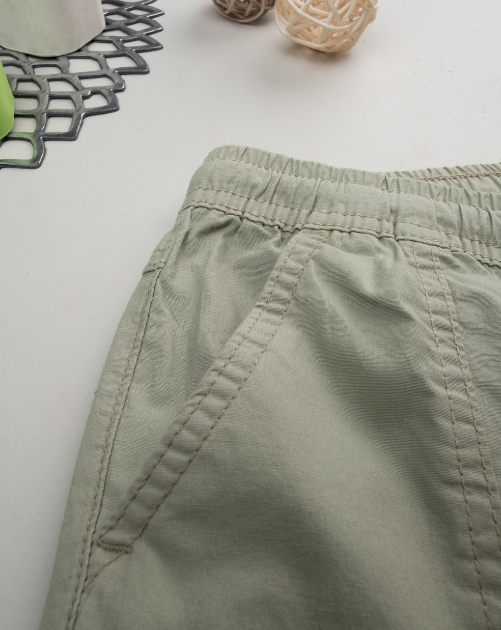 Shorts bimbo verdi cargo