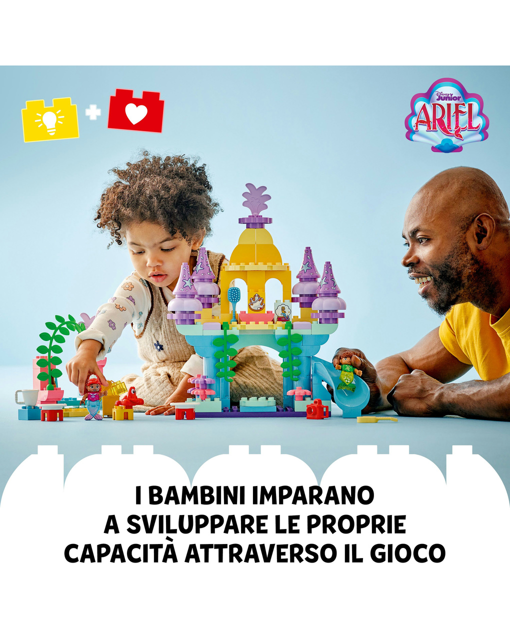 Il magico palazzo sottomarino di ariel – 10435 – lego duplo disney