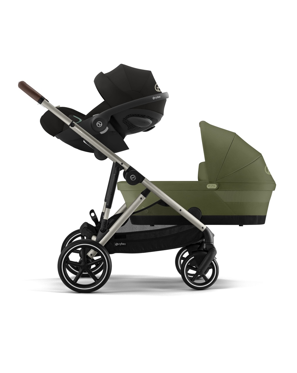 Passeggino gazelle s tpe moss green khaki - cybex