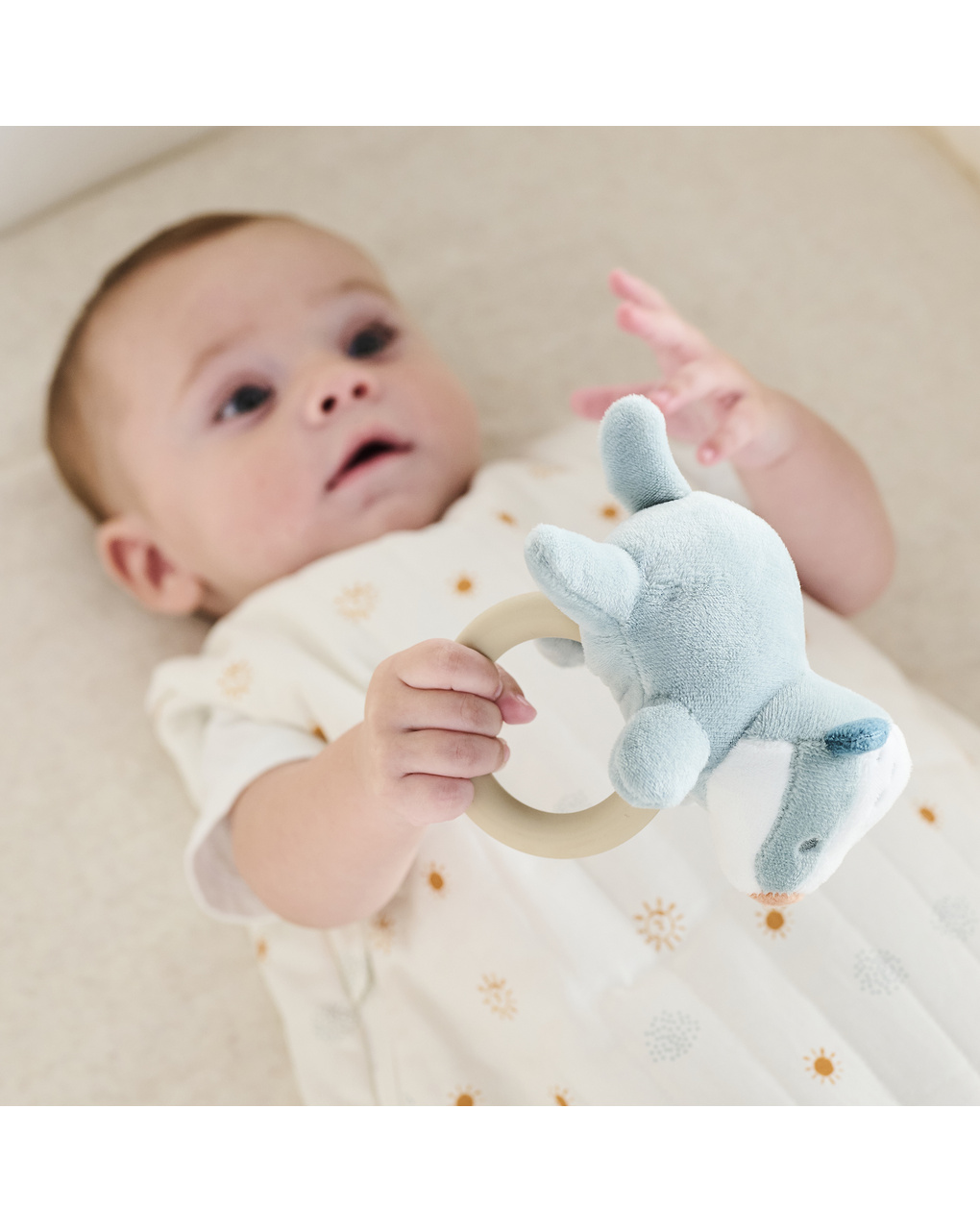 Sonaglio con anello in silicone - 0+ - nattou