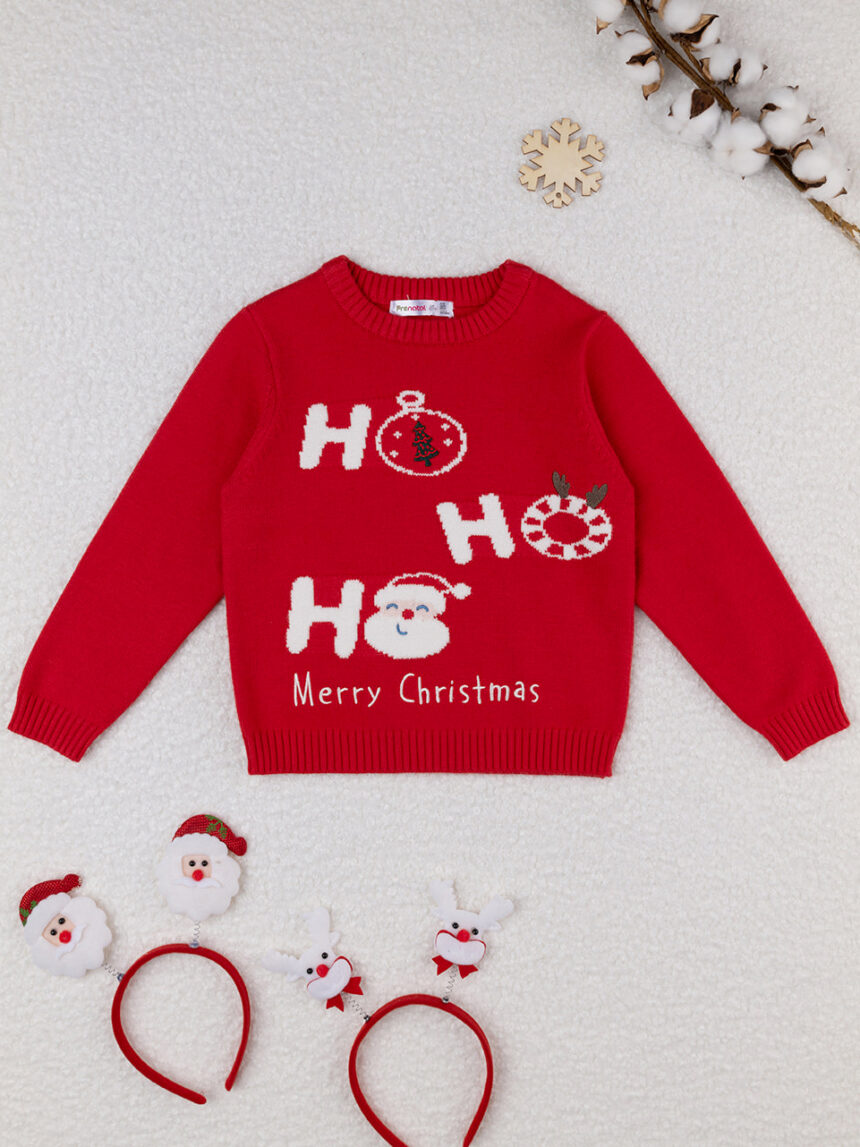 Maglia Tricot Maglie Natalizie Per Famiglia Maglione Natalizio