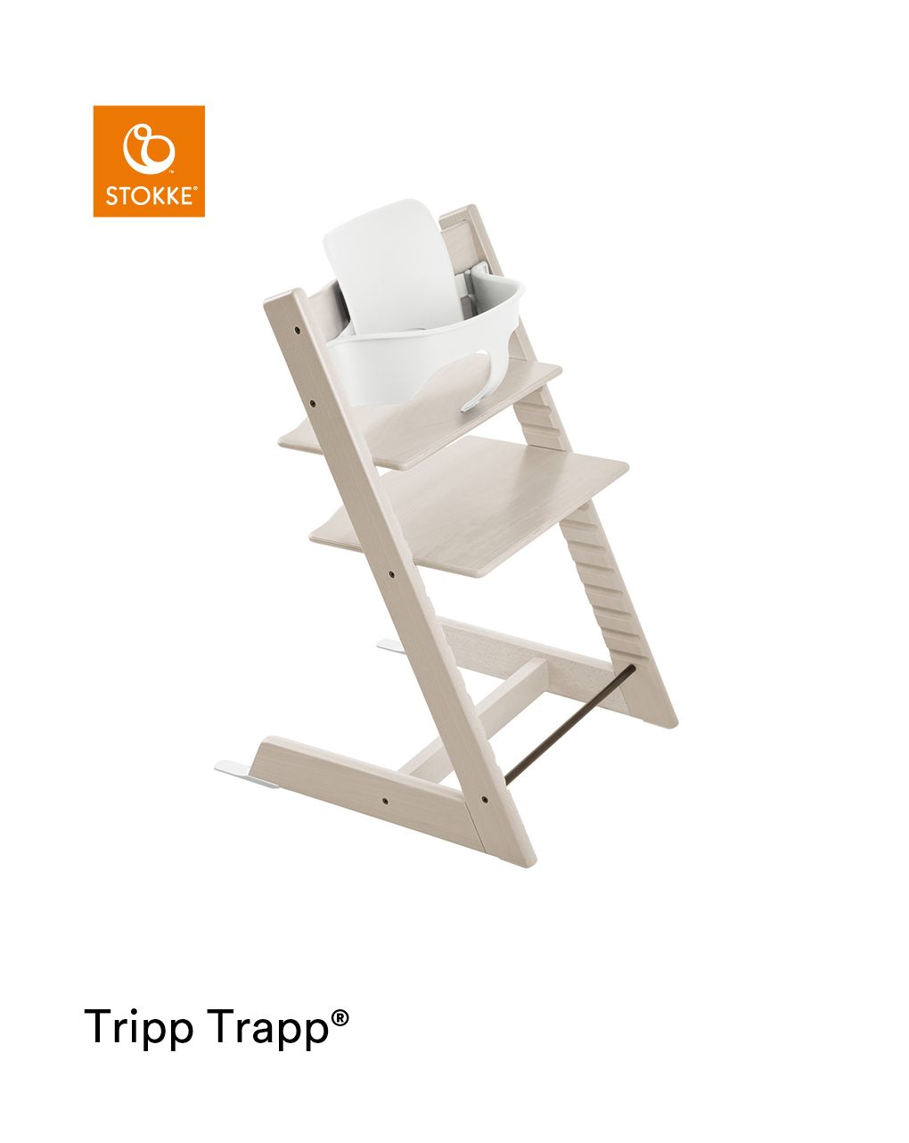 Tripp Trapp® Sedia sbiancato personalizzabile Stokke® Prénatal