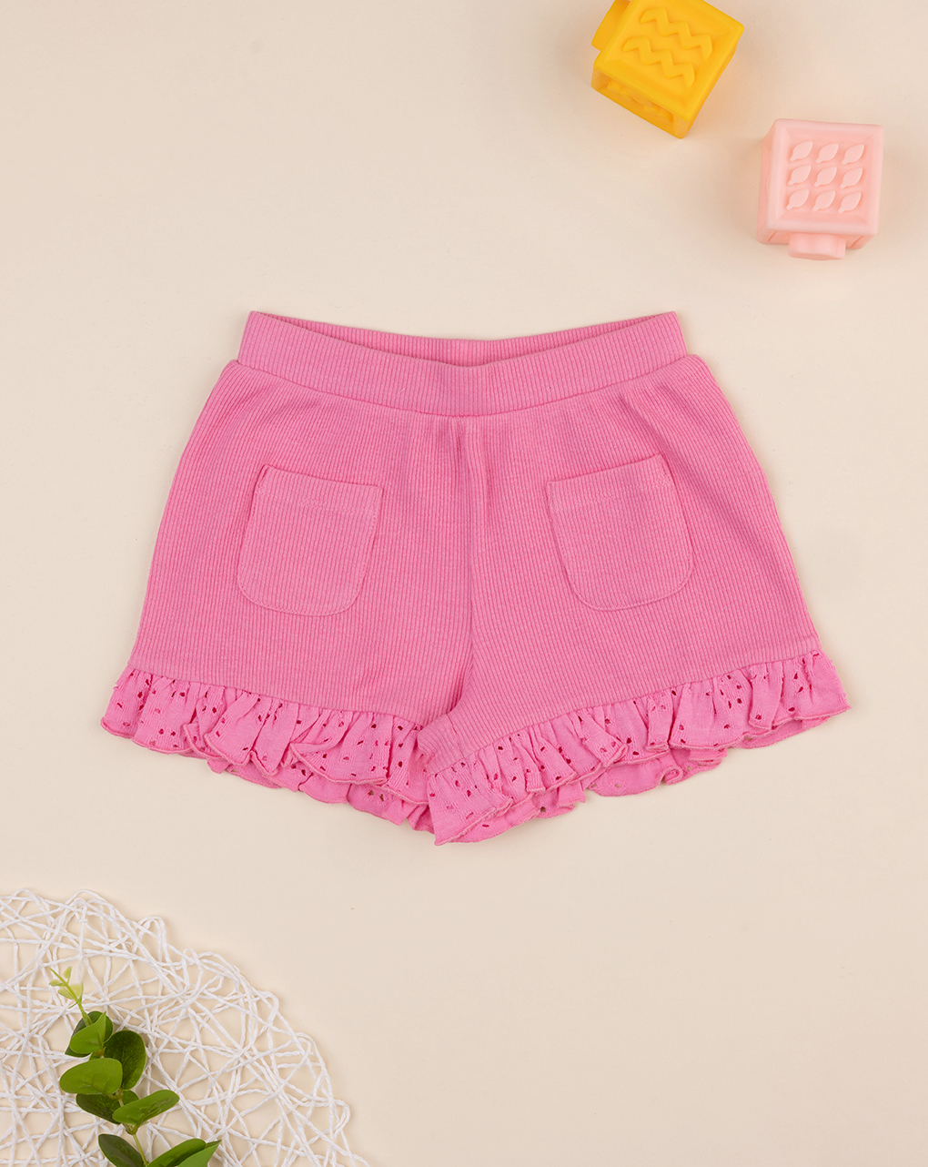 Shorts mare bimba rosa