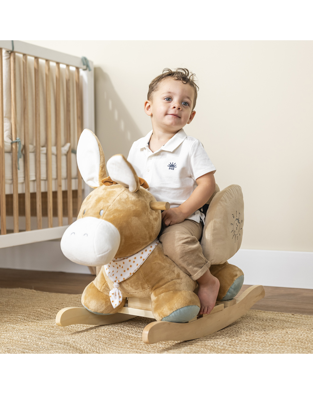 Dondolo leo l'asinello - 10-12 mesi - nattou