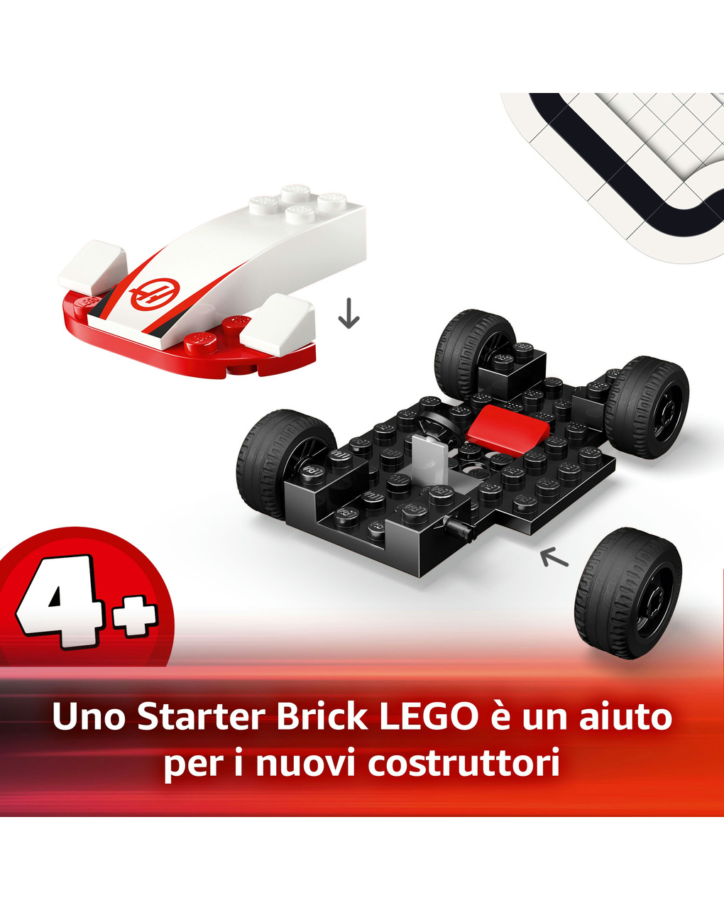 Williams racing e haas f1 – 60464 – lego city