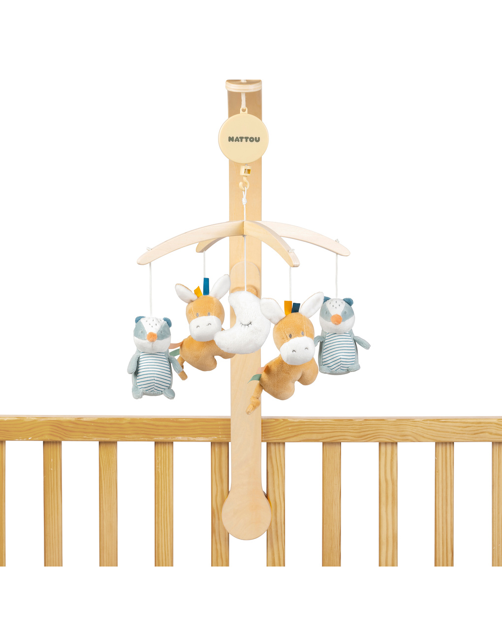 Giostrina in legno felix&romeo - 0+ - nattou