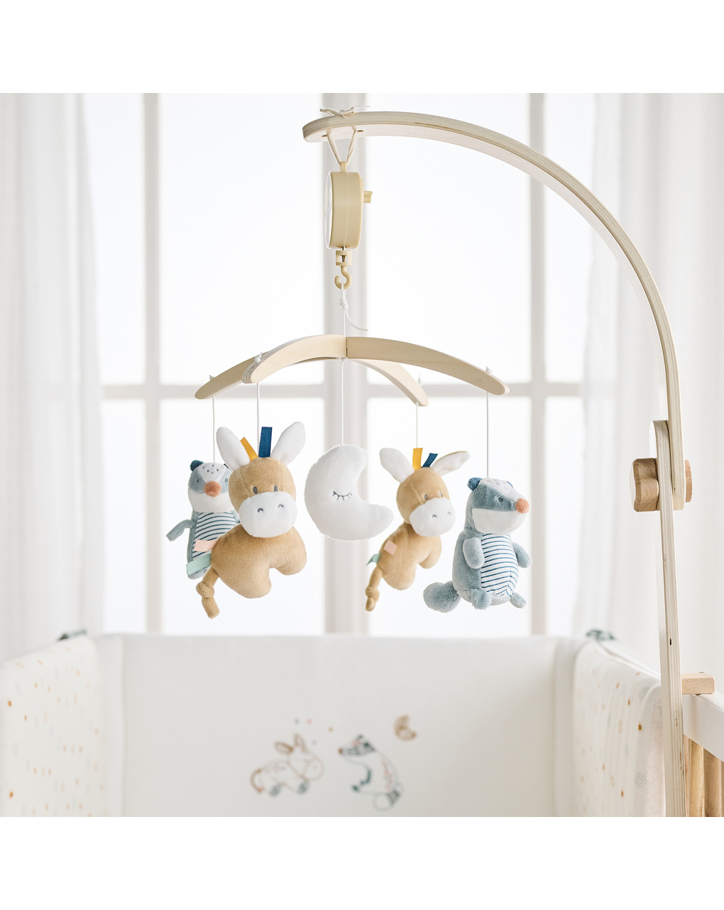 Giostrina in legno felix&romeo - 0+ - nattou