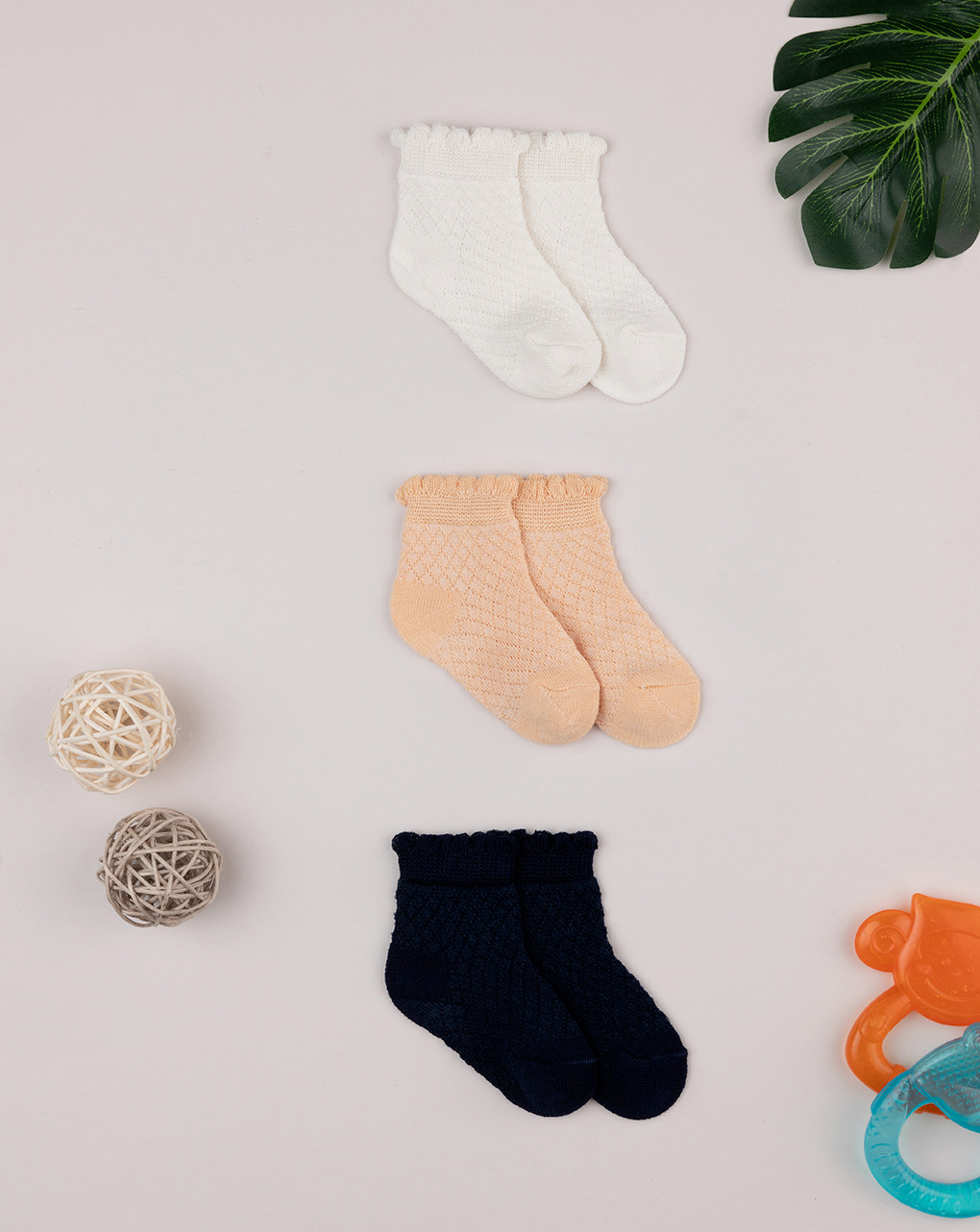 Pack 3 calze corte bimba