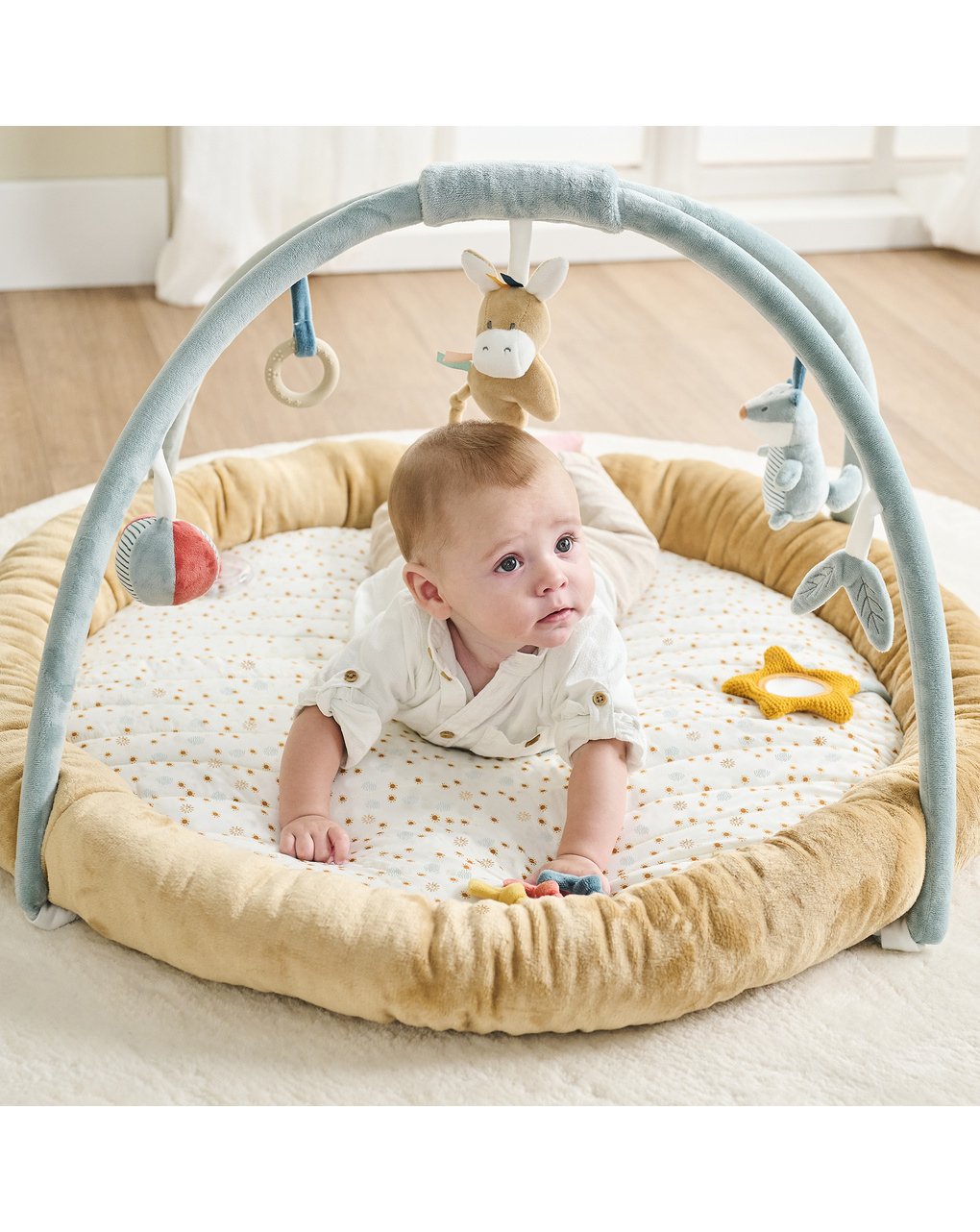 Tappeto pouf attività felix&leo - 0+ - nattou