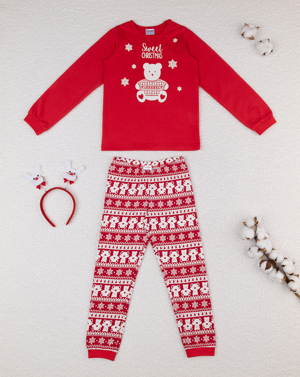 Pigiama natalizio bimba organic cotton Prénatal