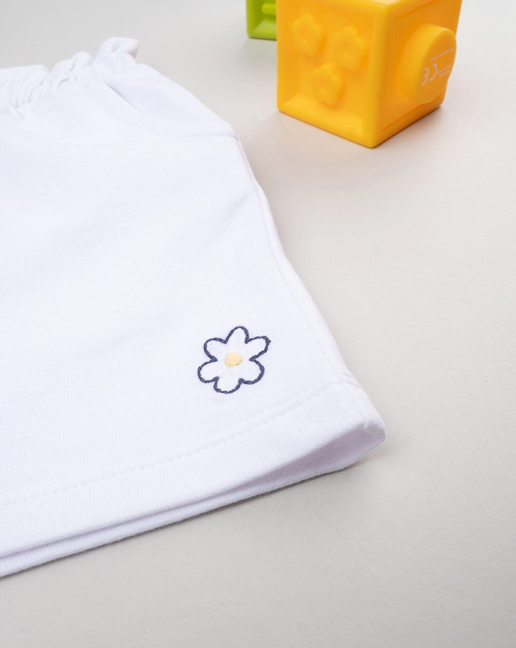 Shorts bianco bimba