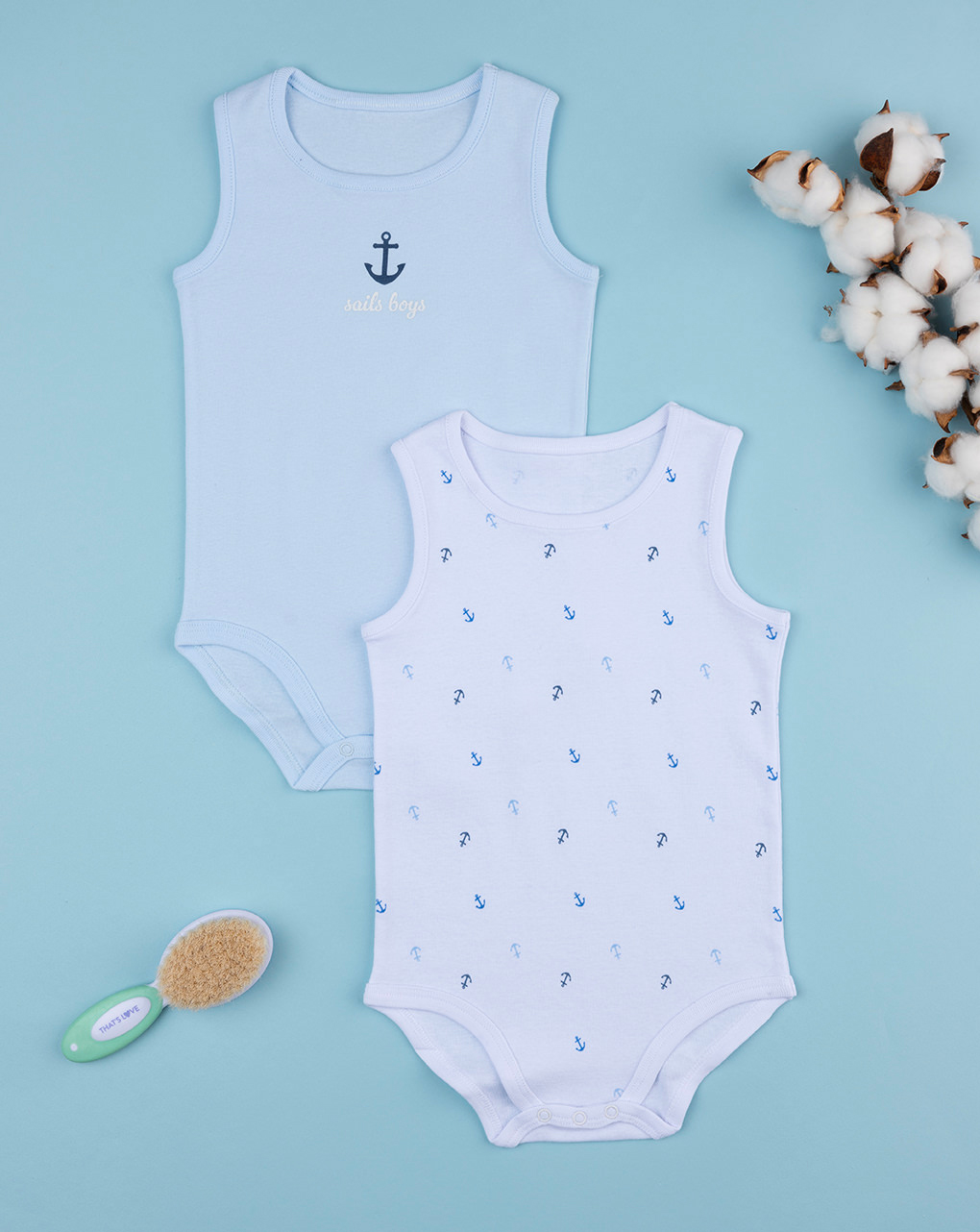 Pack 2 body costina bimbo ancore