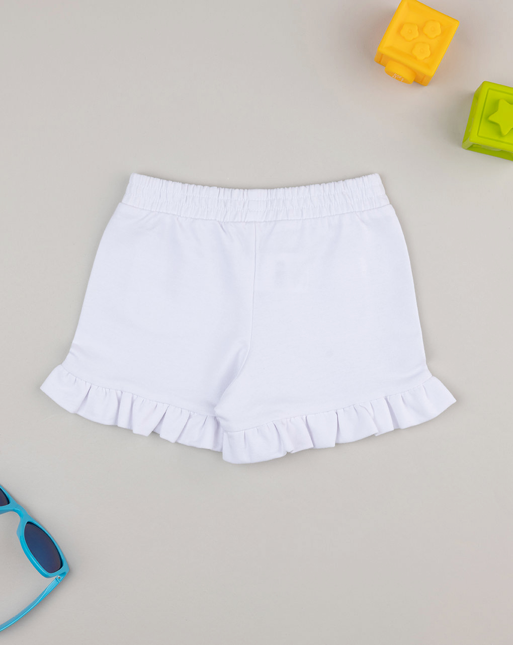 Shorts bimba bianco