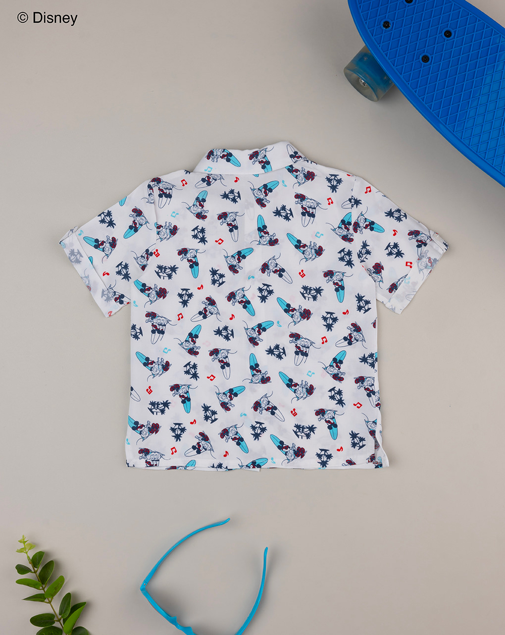 Camicia bimbo fantasia organic cotton