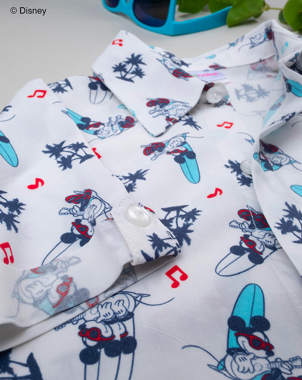 Camicia bimbo fantasia organic cotton